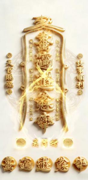 ACC012_招财签名_动态_奶白