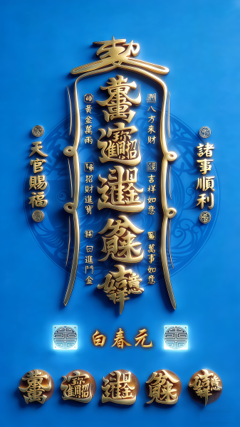 ACB003_招财签名_静态_宝石蓝