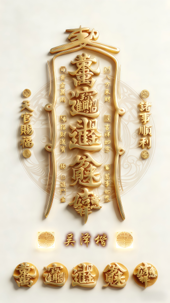 ACB012_招财签名_静态_奶白